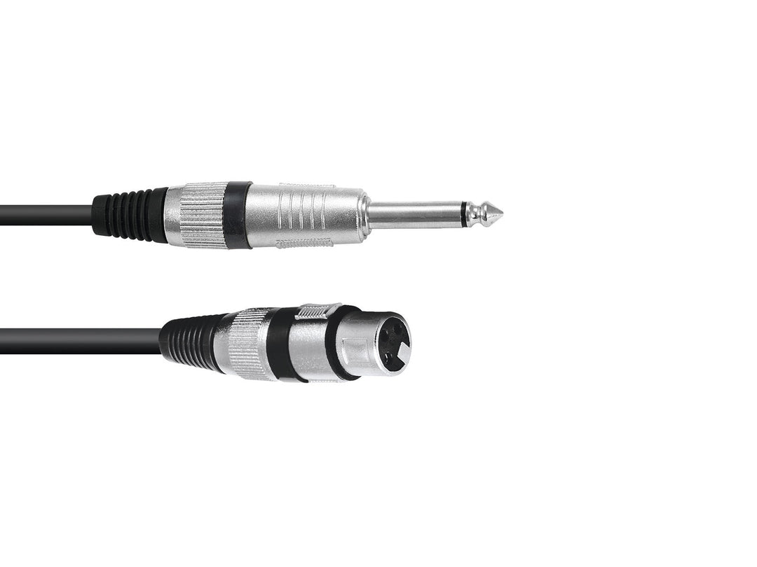 OMNITRONIC Adapterkabel XLR(F)/Jack mono 5m bk