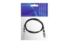 OMNITRONIC Adapterkabel XLR(F)/Jack Stereo 2m bk