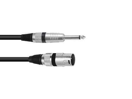 OMNITRONIC Adapter Cable XLR(M)/Jack mono 2m bk
