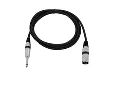 OMNITRONIC Adapterkabel XLR(M)/Klinke mono 2m bk