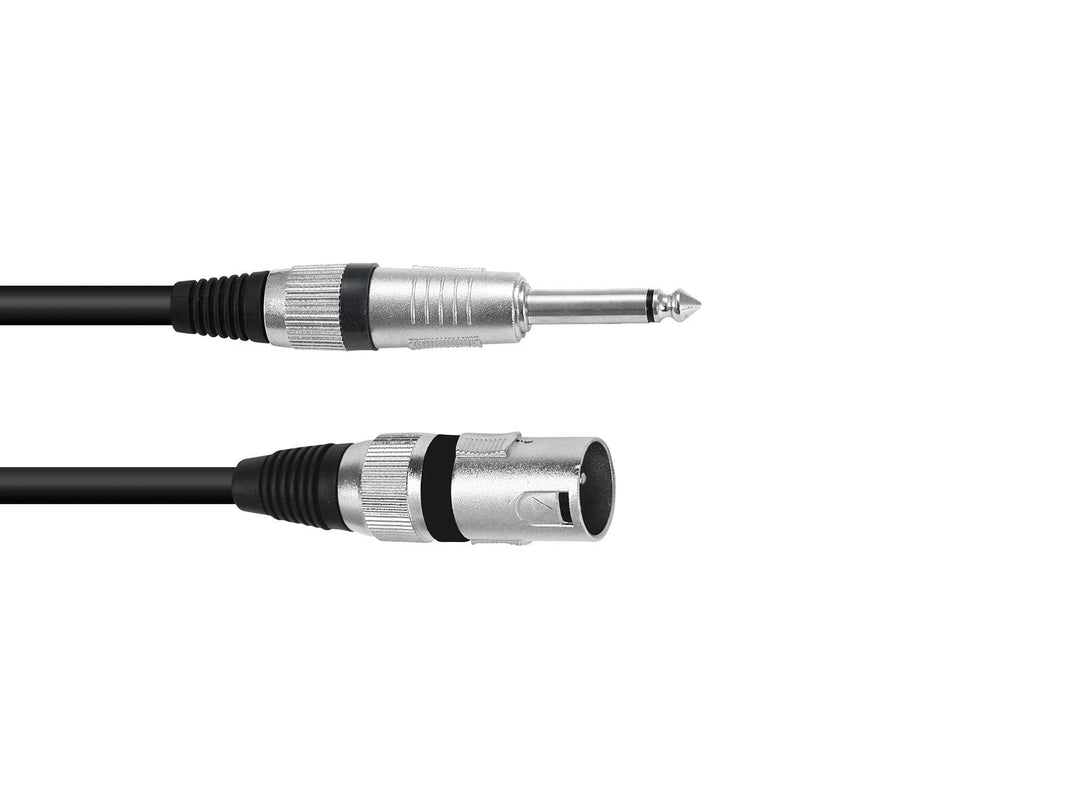 OMNITRONIC Adapterkabel XLR(M)/Jack mono 5m bk