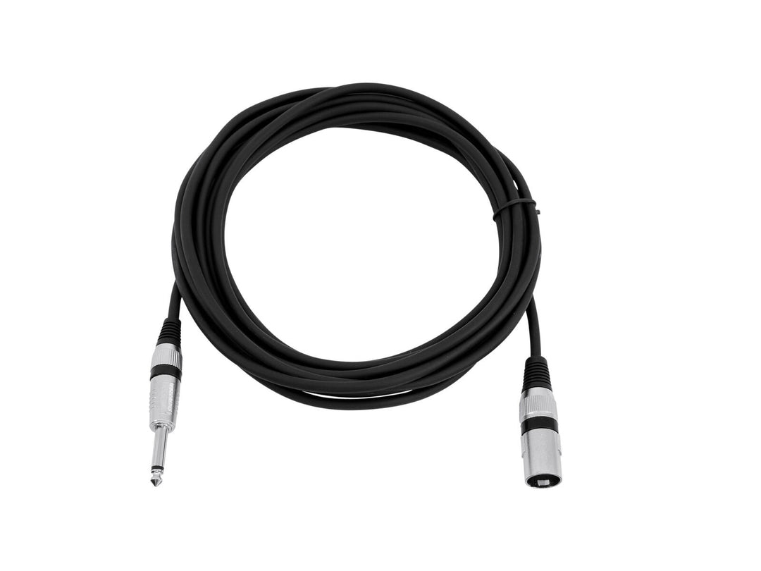 OMNITRONIC Adapterkabel XLR(M)/Jack mono 5m bk
