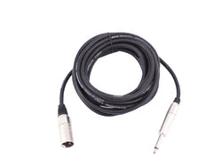 OMNITRONIC Adapterkabel XLR(M)/Klinke mono 10m bk