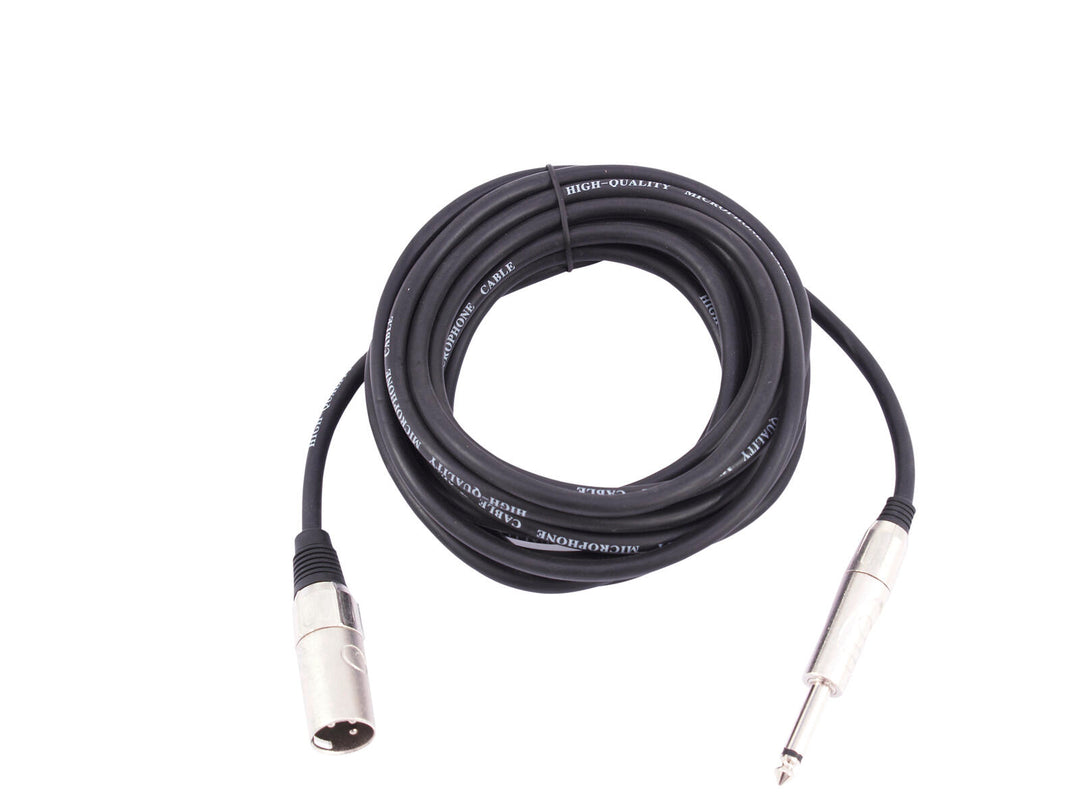 OMNITRONIC Adapterkabel XLR(M)/Klinke mono 10m bk