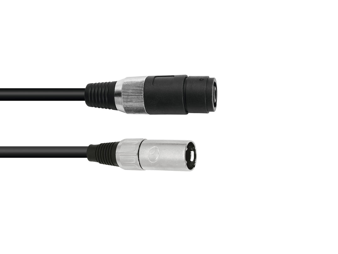 OMNITRONIC Adapterkabel Lautsprecher(F)/XLR(M) 1m bk