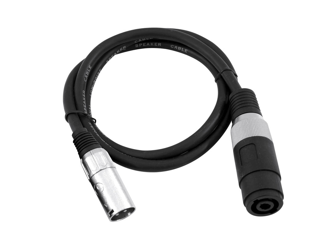 OMNITRONIC Adapterkabel Lautsprecher(F)/XLR(M) 1m bk