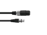 OMNITRONIC Adapter Cable Speaker(F)/XLR(F) 1m bk