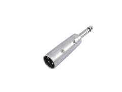 OMNITRONIC Adapter XLR(M)/Jack(M) mono