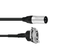 PSSO Patchkabel XLR(M)/XLR(F) S 1m bk