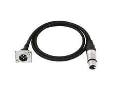 PSSO Patchkabel XLR(F)/XLR(M) S 1m bk