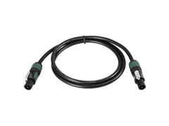 PSSO Lautsprecherkabel Speakon 4x2.5 0.5m bk