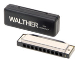 Walther Richter-harmonikas in C-Dur, 20 Töne, Kunststoffetui