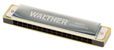 Walther Tremolo-Mundharmonika in C-Dur, 32 Töne, im Pappkarton