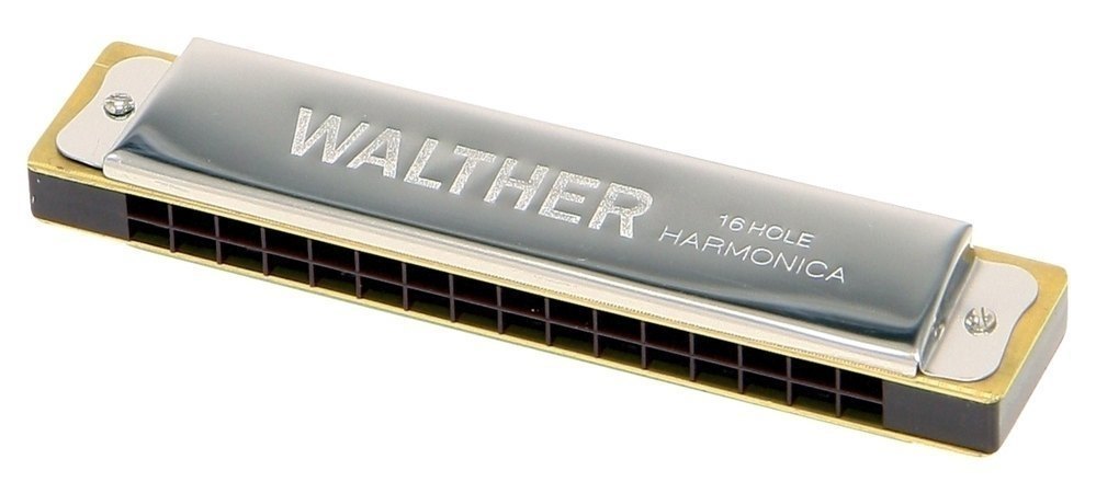 Walther Tremolo-Mundharmonika in C-Dur, 32 Töne, im Pappkarton