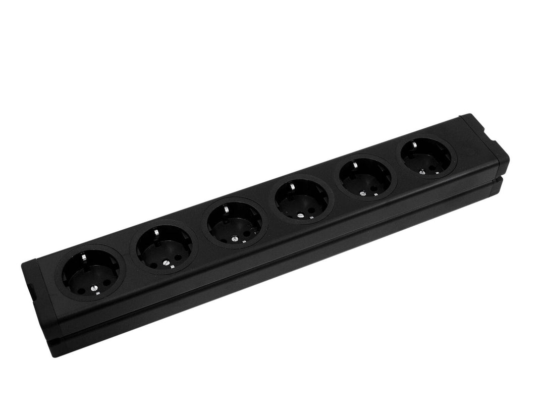 EUROLITE Verteiler 6-fach ALU bk