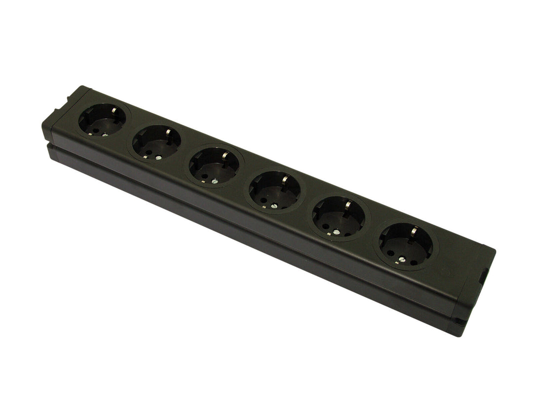 EUROLITE Verteiler 6-fach ALU bk
