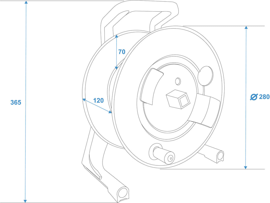 SCHILL Kabeltrommel IT266.RM A=280/C=11
