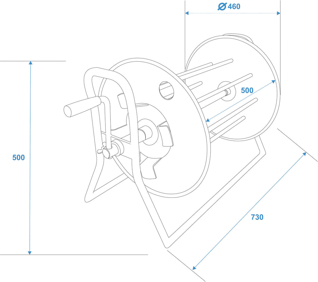 SCHILL Kabeltrommel SK4602.RM A=460/C=500
