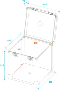 Eurolite Flightcase für Spiegelkugel (40cm)