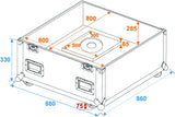 Flightcase für Spiegelkugel (75cm)