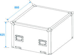 Flightcase für Spiegelkugel (75cm)