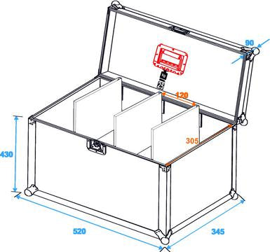Universal Flightcase Pro (48 x 30 x 46cm)