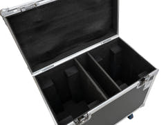 ROADINGER Flightcase 2x TMH-H380 mit Rollen