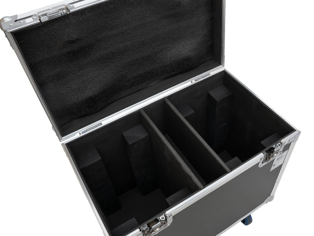 ROADINGER Flightcase 2x TMH-H380 mit Rollen
