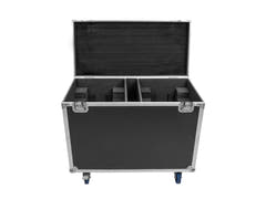 ROADINGER Flightcase 2x IP TMH-H760 mit Rollen