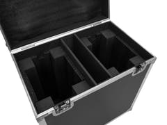 ROADINGER Flugcase 2x TMH-S400 mit Rollen