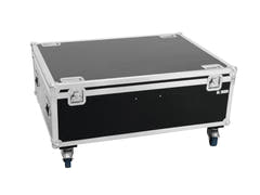 ROADINGER Flightcase 4x THA-250F mit Rollen