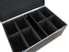 ROADINGER Flightcase 8x LED IP PAR 12x8W QCL/12x9 SQL Spot mit Rollen