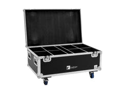 ROADINGER flightcase 8x LED IP PAR 7x10W RGBL