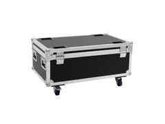 ROADINGER flightcase 8x LED IP PAR 7x10W RGBL