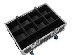 ROADINGER Flightcase Bass-1 8x SILENT PAR 6 QCL FLOOR