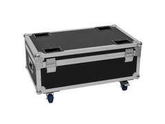 ROADINGER Flightcase für 4x LED CLS-18 QCL RGB/WW mit Rollen