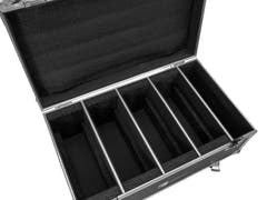 ROADINGER Flightcase für 4x LED CLS-18 QCL RGB/WW mit Rollen