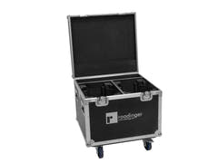 ROADINGER Flightcase 2x EYE-1940 mit Rädern