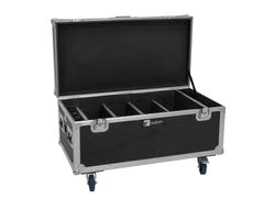 EUROLITE Set 4x AKKU Multiflood IP 8x10W RGBW Wash CRMX + Case mit Ladefunktion
