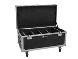 EUROLITE Set 4x AKKU Multiflood IP 8x10W RGBW Wash CRMX + Case with charging function