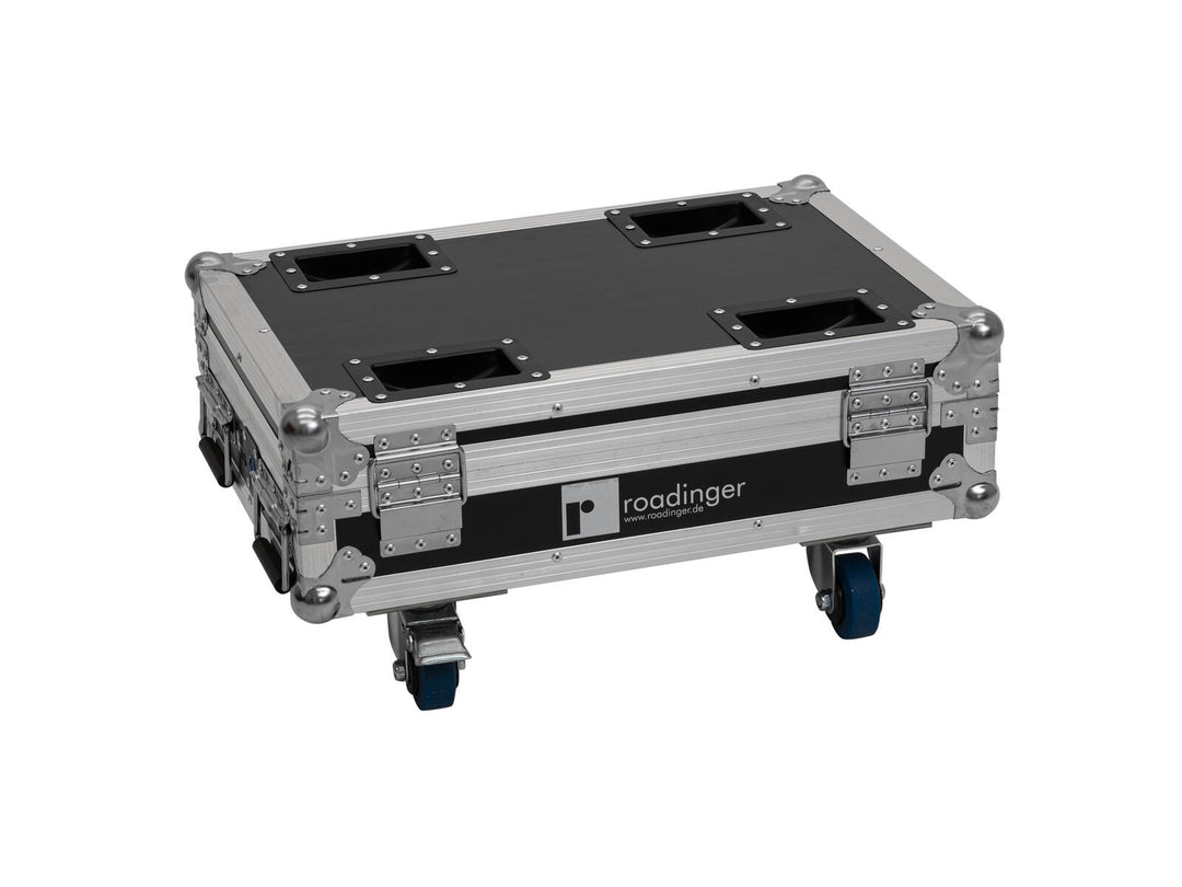 ROADINGER Flightcase 8x AKKU Mini IP UP-4 QCL spot MK2 mit Ladefunktion