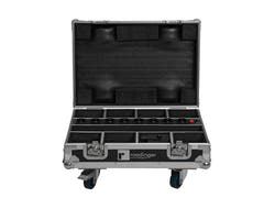 ROADINGER Flightcase 8x AKKU Mini IP UP-4 QCL spot MK2 mit Ladefunktion