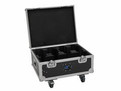 EUROLITE Set 4x AKKU MBT-3 Spot MK2 + Flightcase mit Rollen und Ladefunktion
