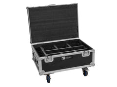 EUROLITE Set 6x AKKU IP TL-3 QCL + Case mit Rollen und Ladefunktion