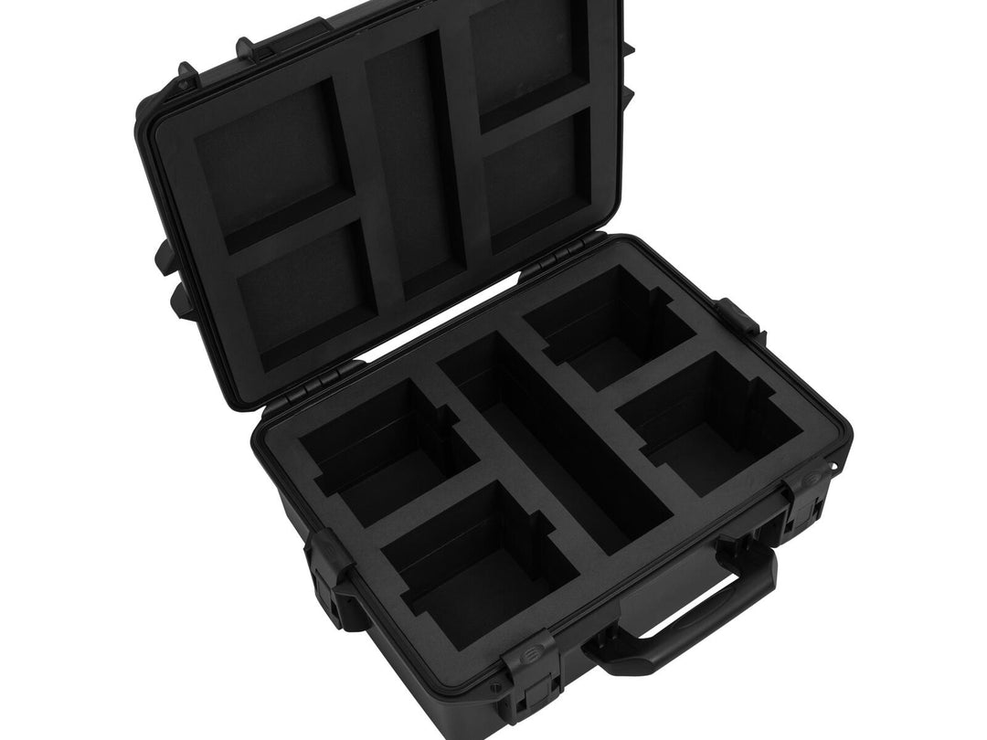 ROADINGER Kunststoffkoffer für 4x AKKU UP-4 QCL Spot QuickDMX MK2