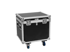 ROADINGER Flightcase 4x Pixel Matrix Panel 5x5 RGB/WW mit Rädern