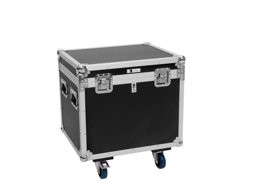 ROADINGER Flightcase 4x Pixel Matrix Panel 5x5 RGB/WW mit Rädern