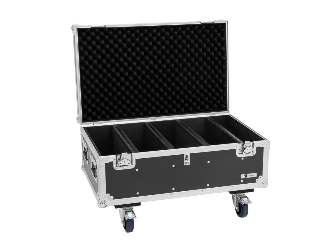 EUROLITE Set 4x LED Stroboskop SMD PRO 864 DMX RGB + Flightcase
