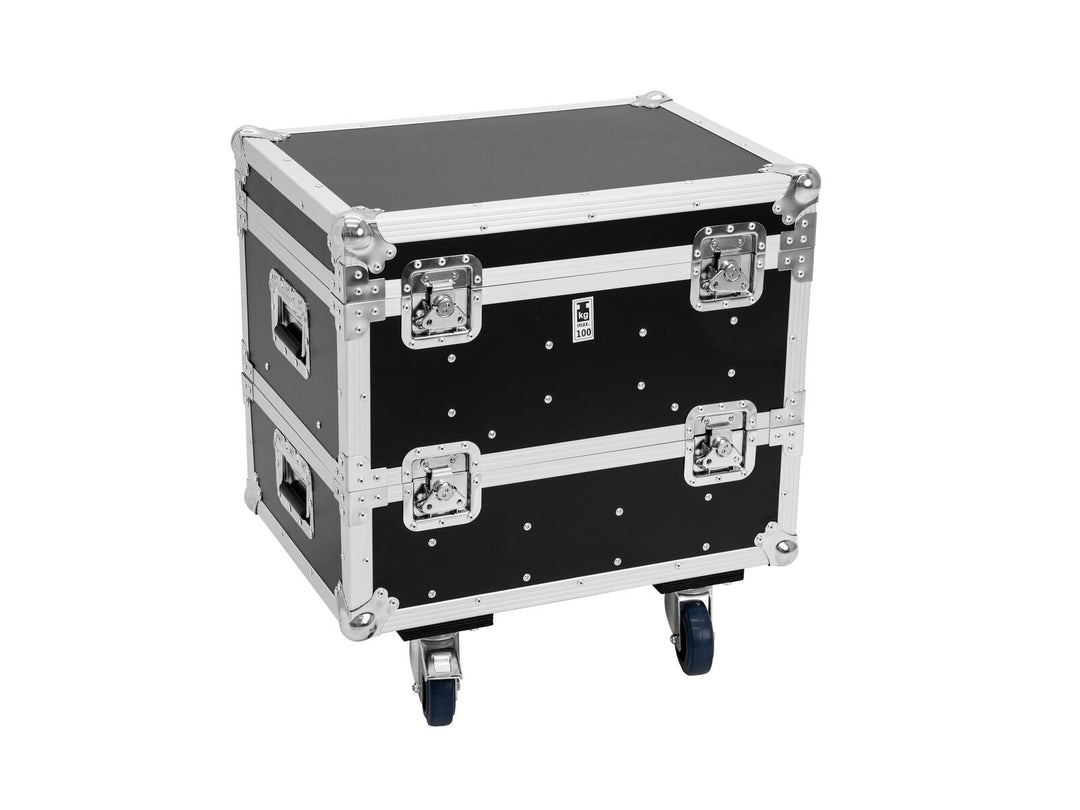 ROADINGER Flightcase 8x IP PIX Strobe RGB CW+WW mit Rädern