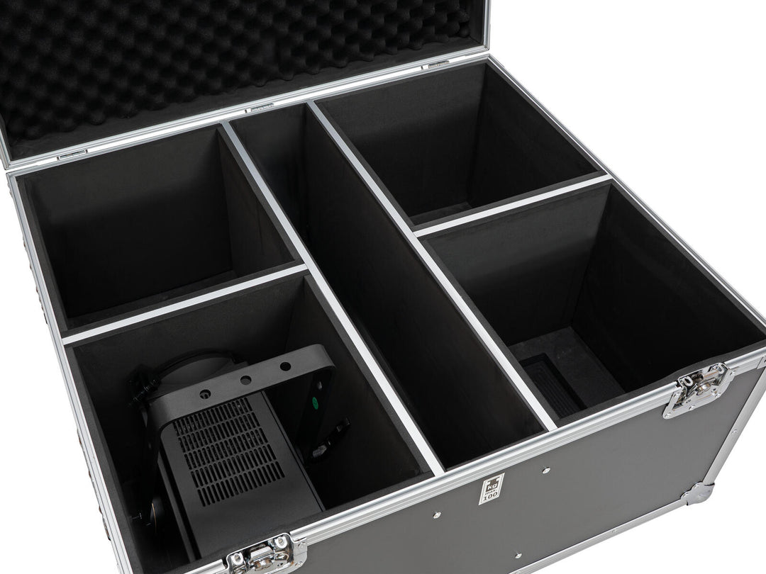ROADINGER Flightcase 4x THA-100F MK3 mit Rädern